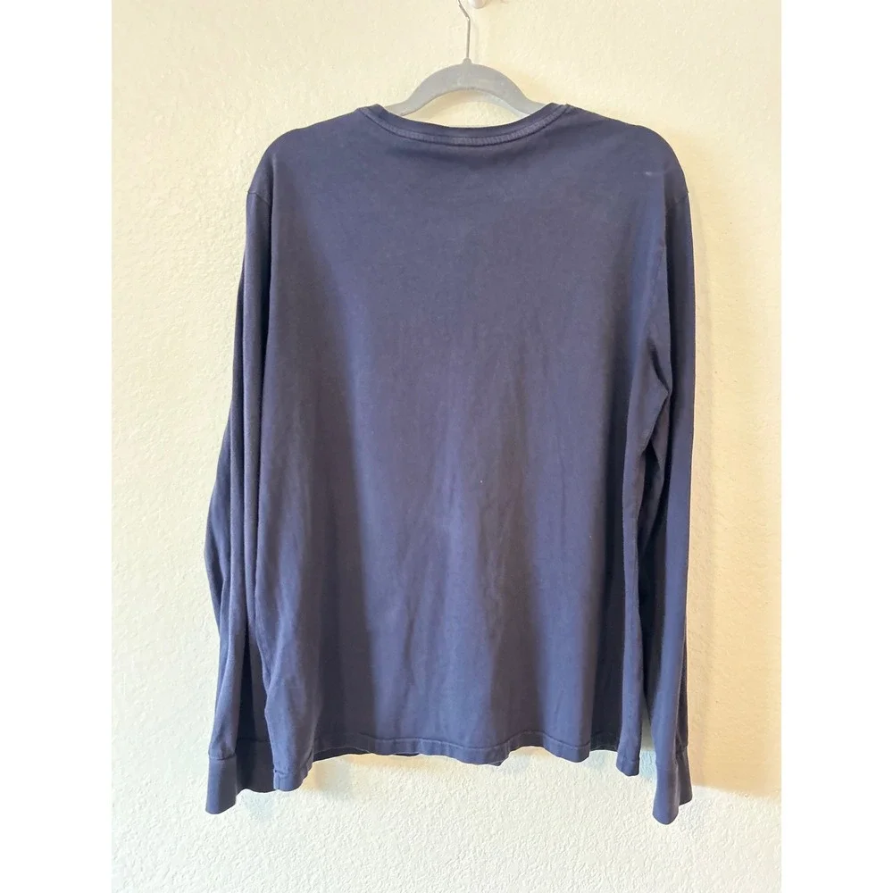 Polo Ralph Lauren Navy Blue Polo Bear‎ USA Basketball Long Sleeve T-Shirt SZ M